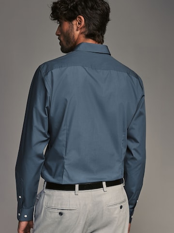 Coupe slim Chemise Next en bleu