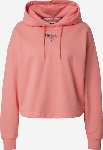 Tommy Jeans Sweatshirt 'ESSENTIAL' i pink: forside