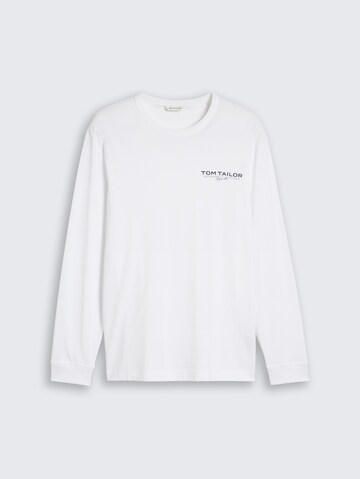 TOM TAILOR Shirt in Weiß