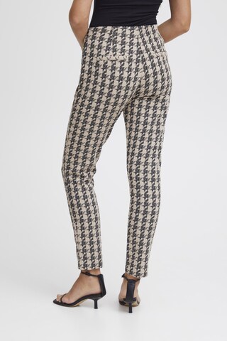 ICHI - regular Pantalón 'Kate' en marrón