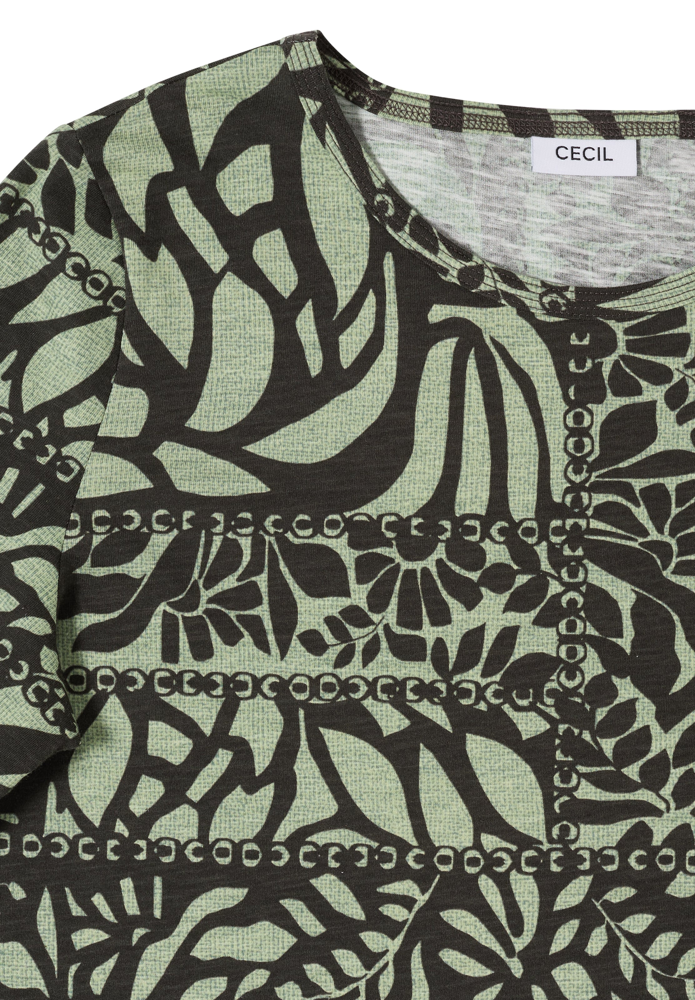 CECIL T-Shirt in Grün