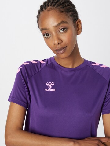 Hummel Functioneel shirt | YOU ABOUT Donkerlila in