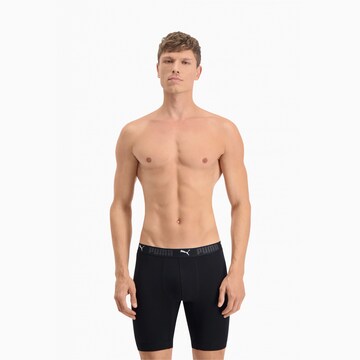 PUMA Boxershorts in Zwart: voorkant