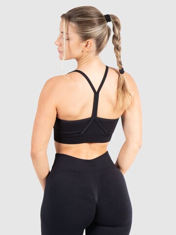 Bustier Haut de sport ' Solid Scrunch ' Smilodox en noir
