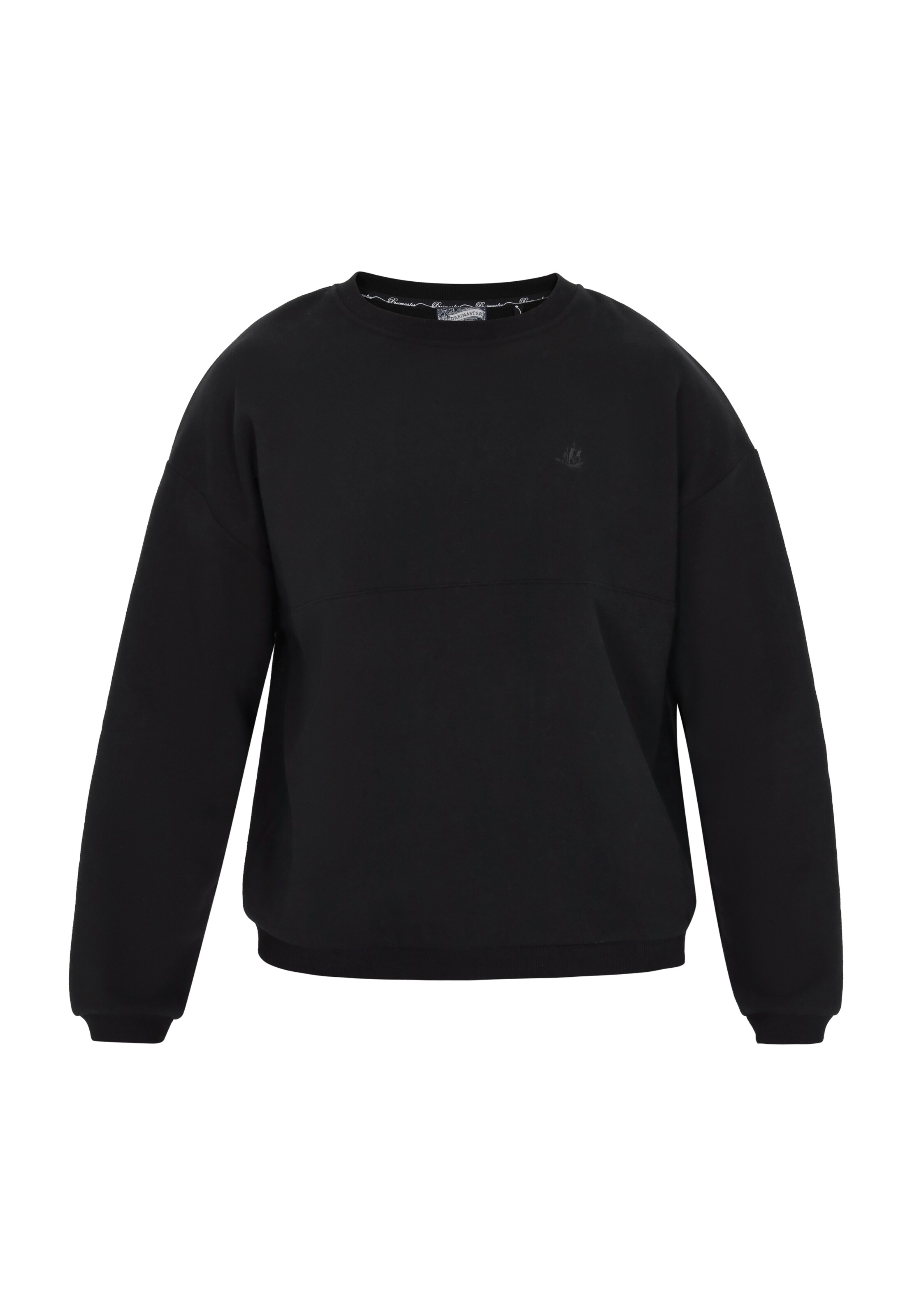Sweat-shirt DreiMaster Vintage en noir : devant