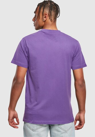 Mister Tee Shirt 'Weekend Wolf' in Purple