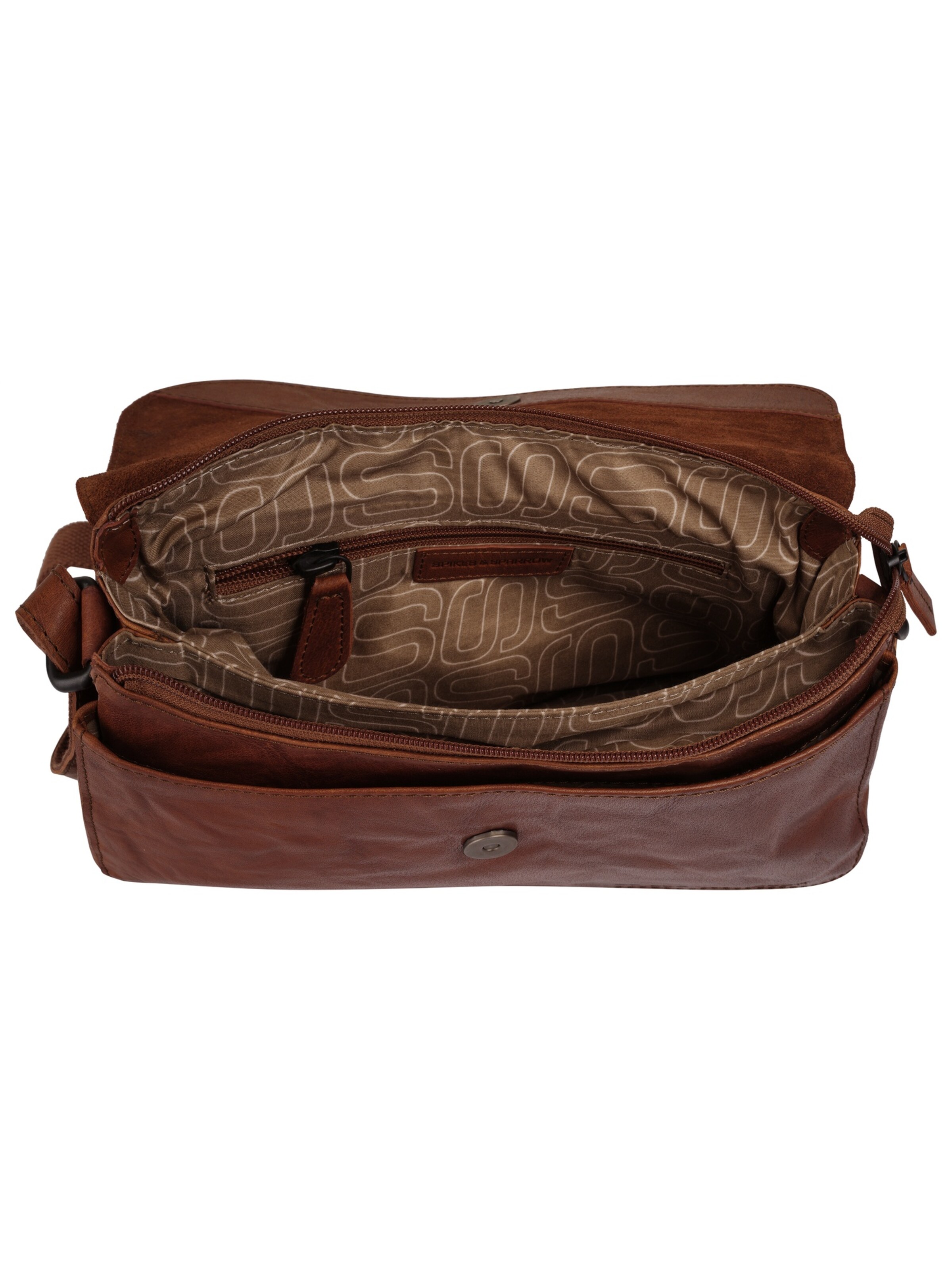Spikes & Sparrow Crossbody Bag in Brown