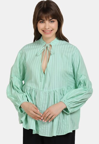 MYMO - Blusa en verde: frente