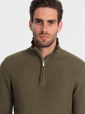 Pull-over 'OM-SWZS-0105' Ombre en vert