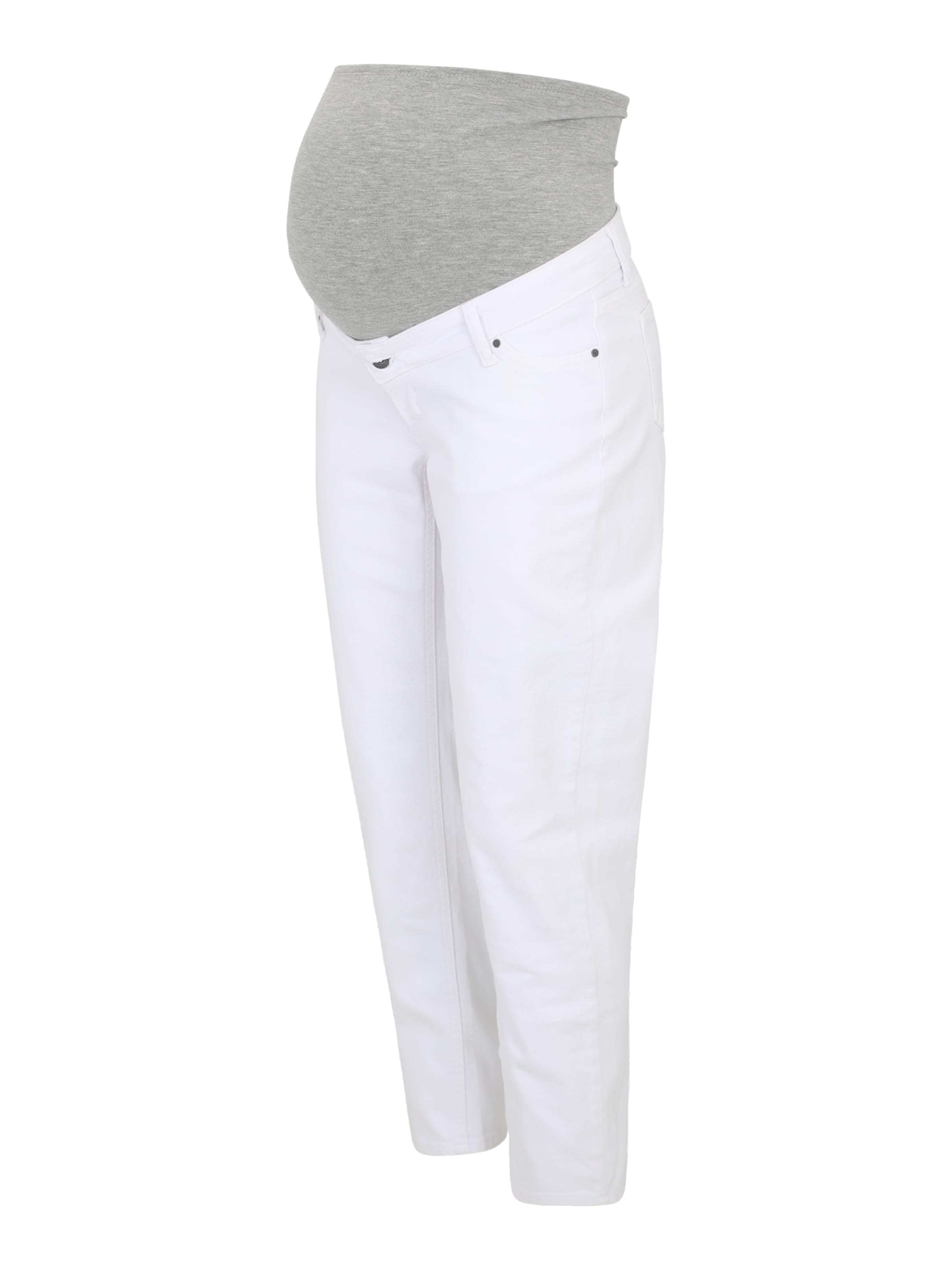 MAMALICIOUS Regular Jeans in White: front