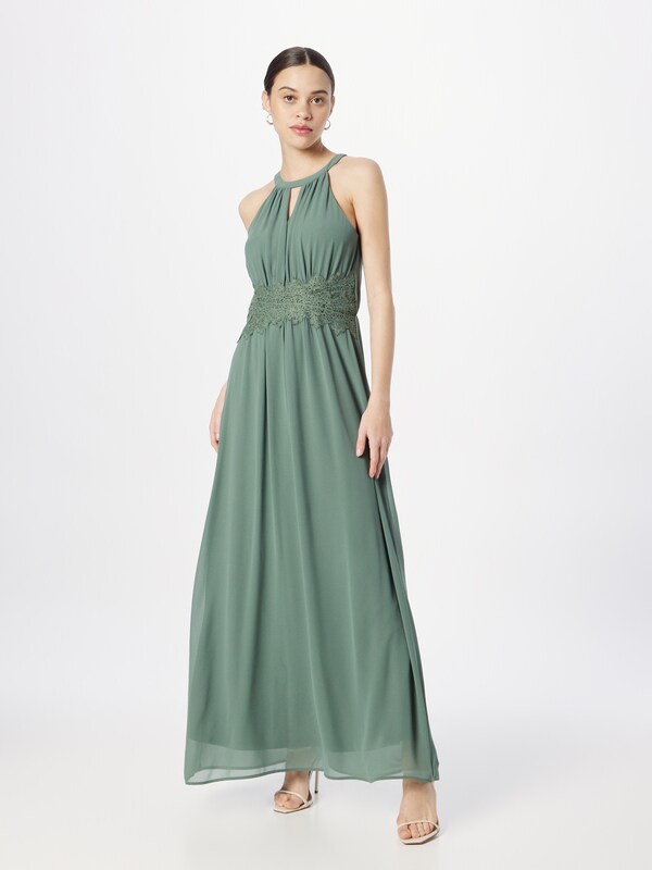 VILA Evening Dress in Jade