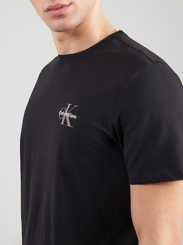 Calvin Klein Jeans Tričko – černá