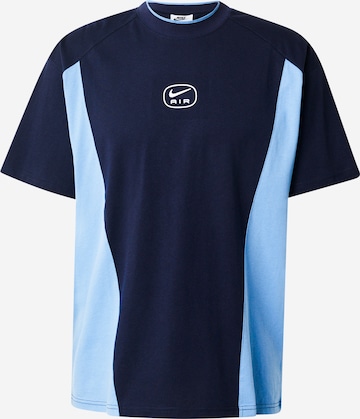 Nike SportswearTehnička sportska majica 'AIR' - plava boja: prednji dio