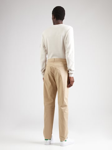 Calvin Klein Jeans Конический (Tapered) Брюки-чинос в Бежевый