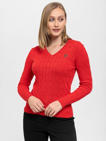 raudona Antioch Megztinis