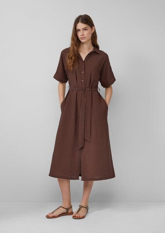 s.Oliver Kleid in Braun: Vorderseite