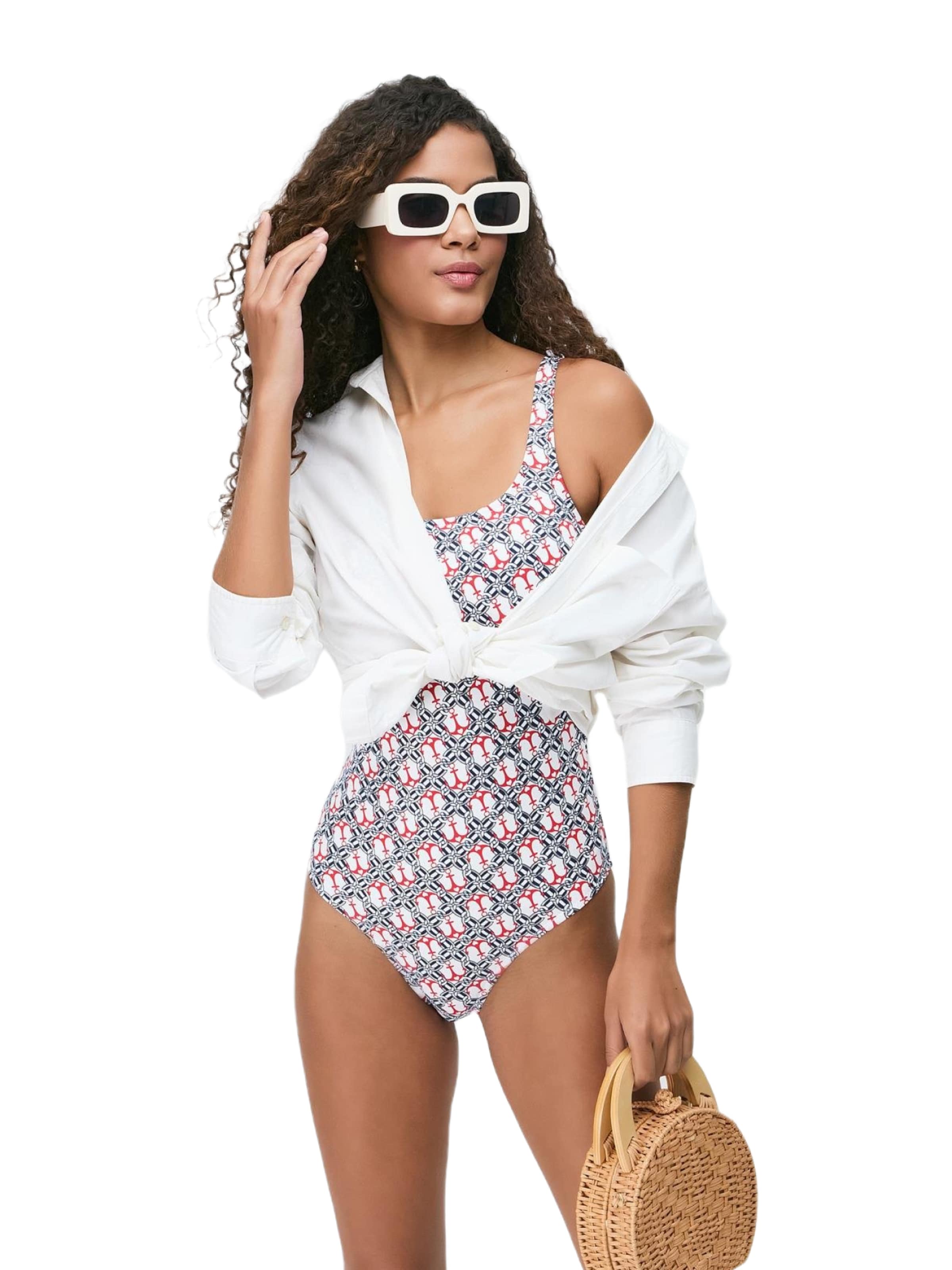 C&City Bustier Badpak in Blauw