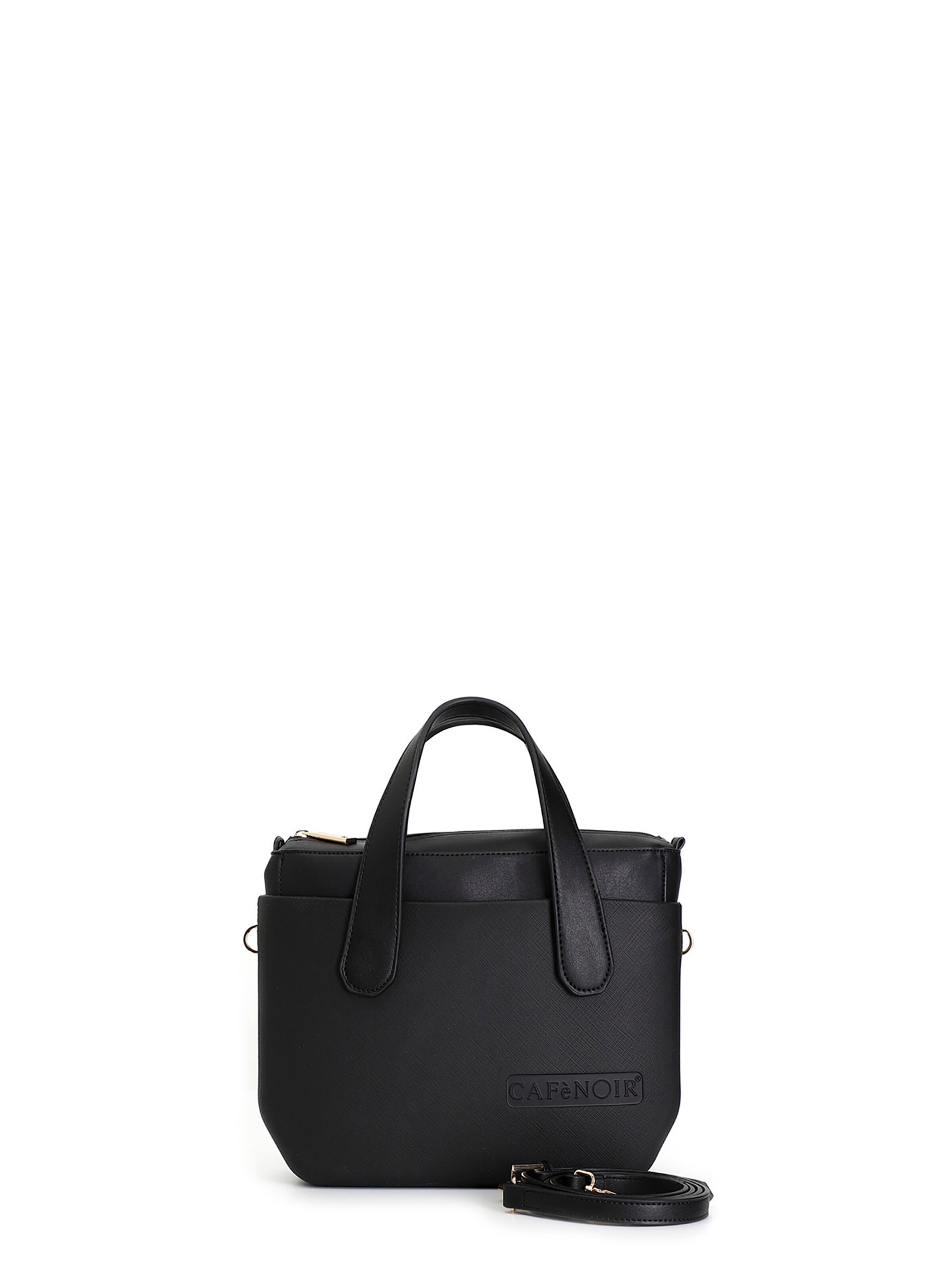 Borsa a sacco di CAFè NOIR in nero: frontale