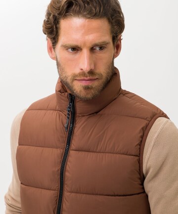 BRAX Vest 'Dante' in Brown