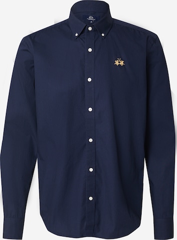 La MartinaRegular Fit Košulja - plava boja: prednji dio