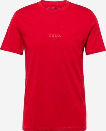 GUESS Shirt 'AIDY' in Rood: voorkant