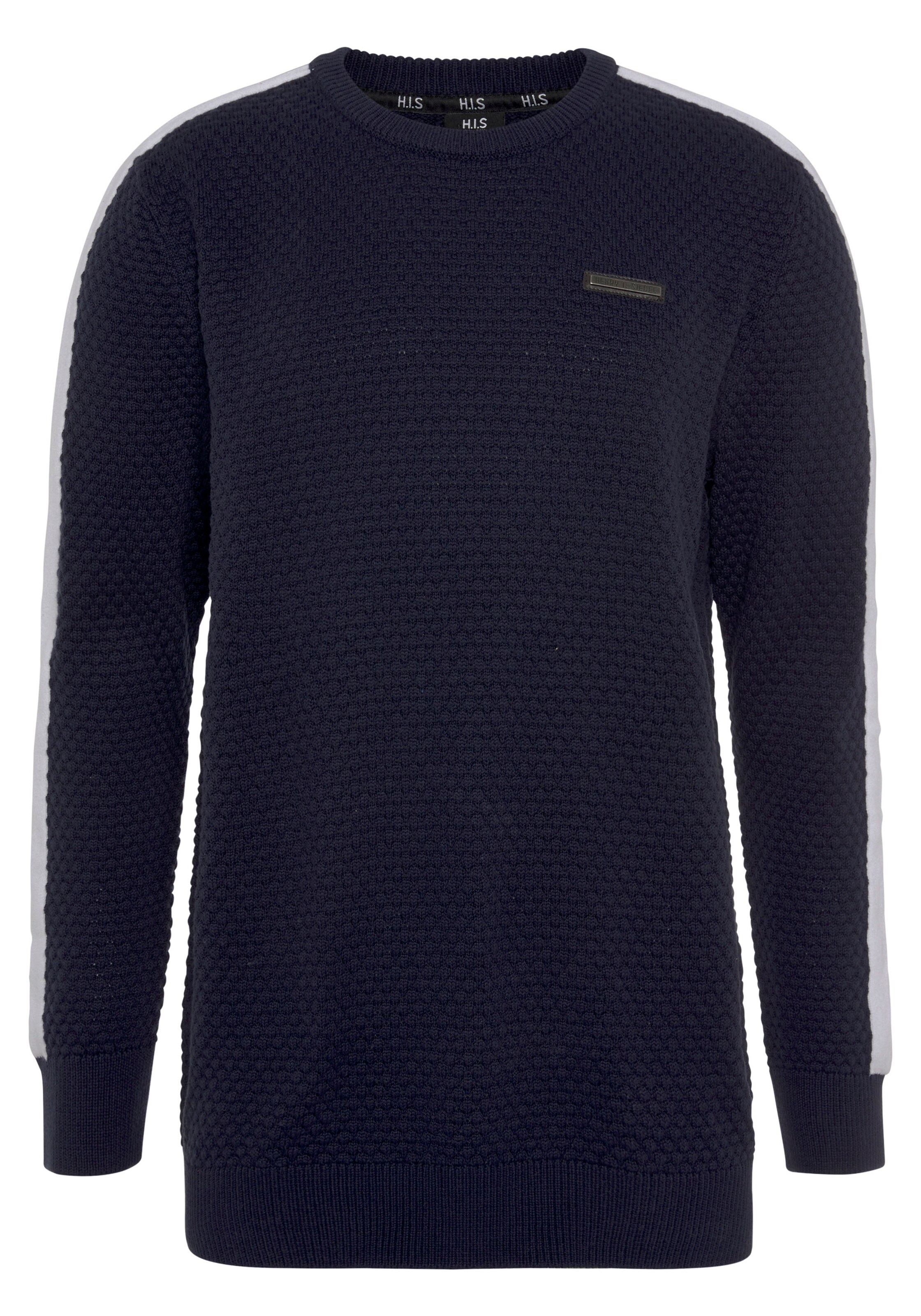 H.I.S Sweater in Blue: front