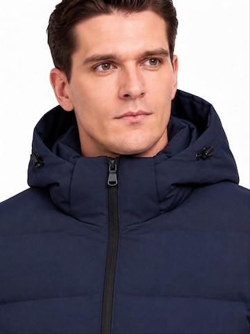 ALLTHEMEN Winter jacket 'Wärmekammer' in Blue