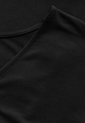 STREET ONE Jersey Kleid in Schwarz