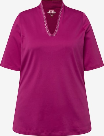 Ulla Popken Shirt in Pink: Vorderseite