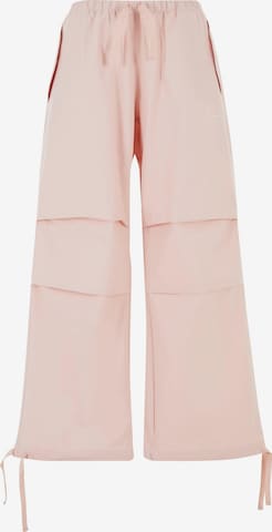 Loosefit Pantalon Karl Kani en rose : devant