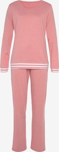 VIVANCE Pyjama 'Dreams' in pastellrot / weiß, Produktansicht