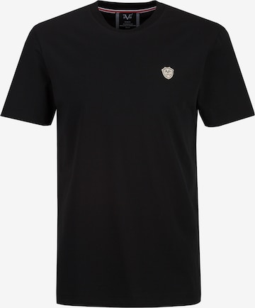 T-Shirt 'Rafael' 19V69 ITALIA en noir : devant