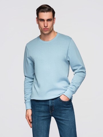 Sweat-shirt 'OM-SSBN-0271' Ombre en bleu : devant