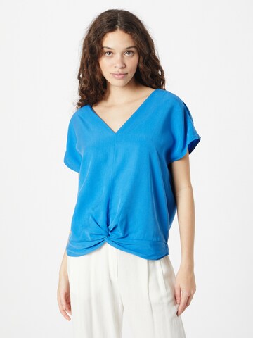 Summum Blouse in Blauw: voorkant