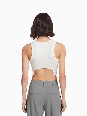 Haut Bershka en blanc