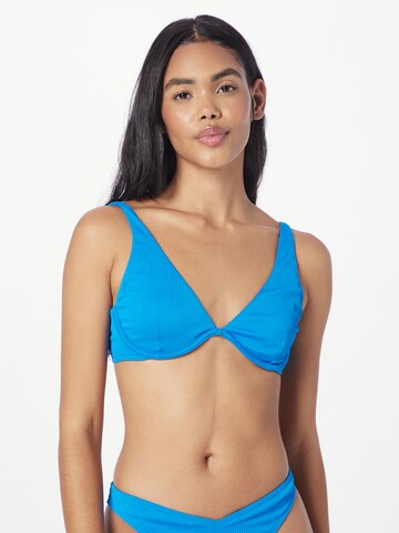 HOLLISTER Triangel Bikinitop in Blau: predná strana