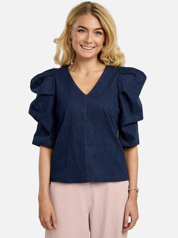 Liberte Essentiel Shirt ' WINNIE ' in Blau: Vorderseite