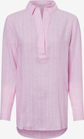 Marie Lund Bluse in Pink: Vorderseite