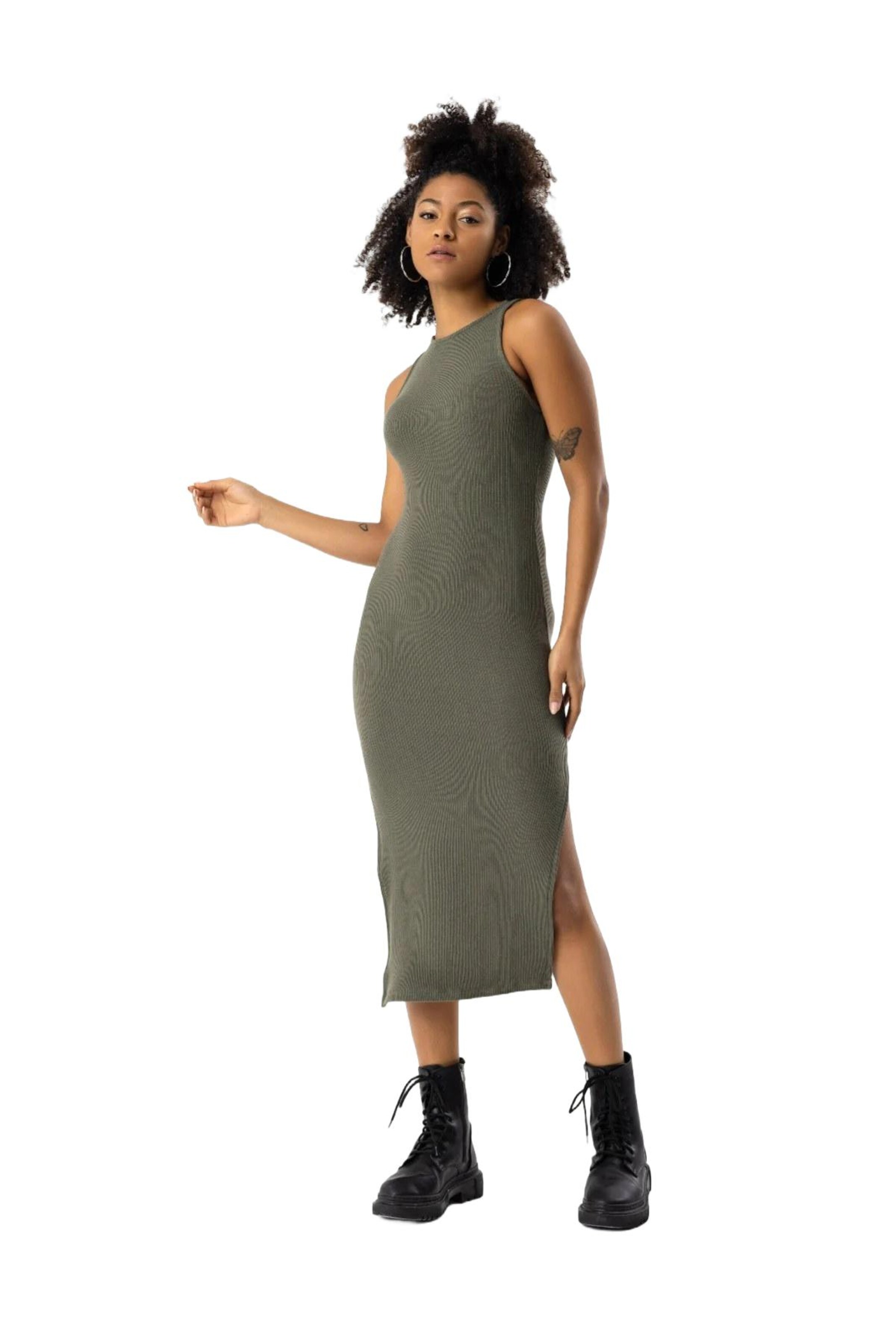 No Matter What Dress in Green