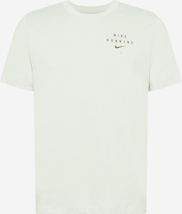 T-Shirt fonctionnel 'Run Division' NIKE en vert : devant