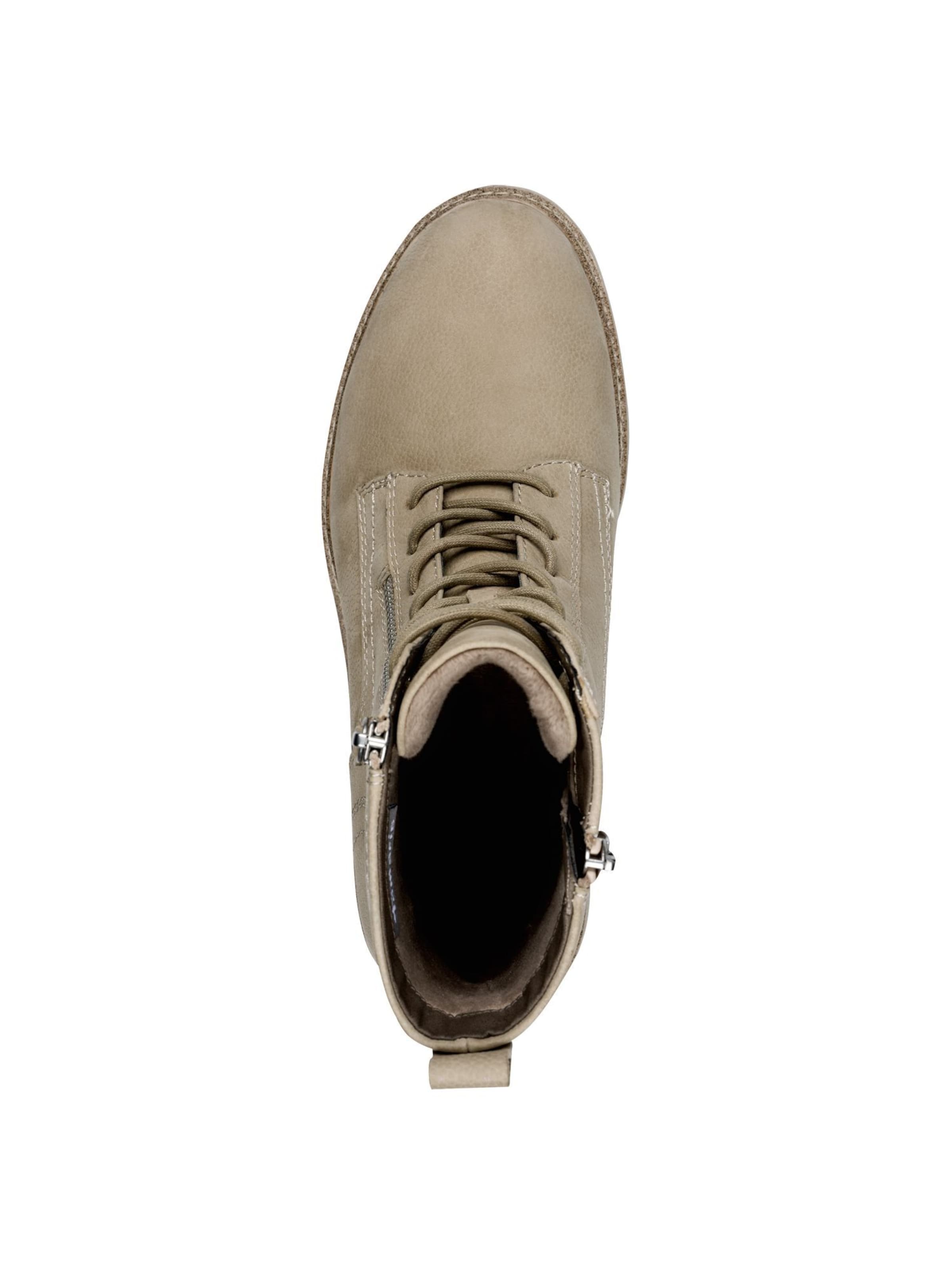 Bottines à lacets Tamaris en beige