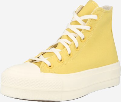CONVERSE Augstie brīvā laika apavi 'CTAS LIFT HI', krāsa - dzeltens / balts, Preces skats