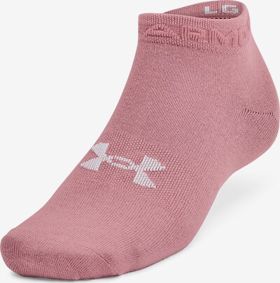 UNDER ARMOUR Sportsocken 'Essential' in hellpink / weiß, Produktansicht