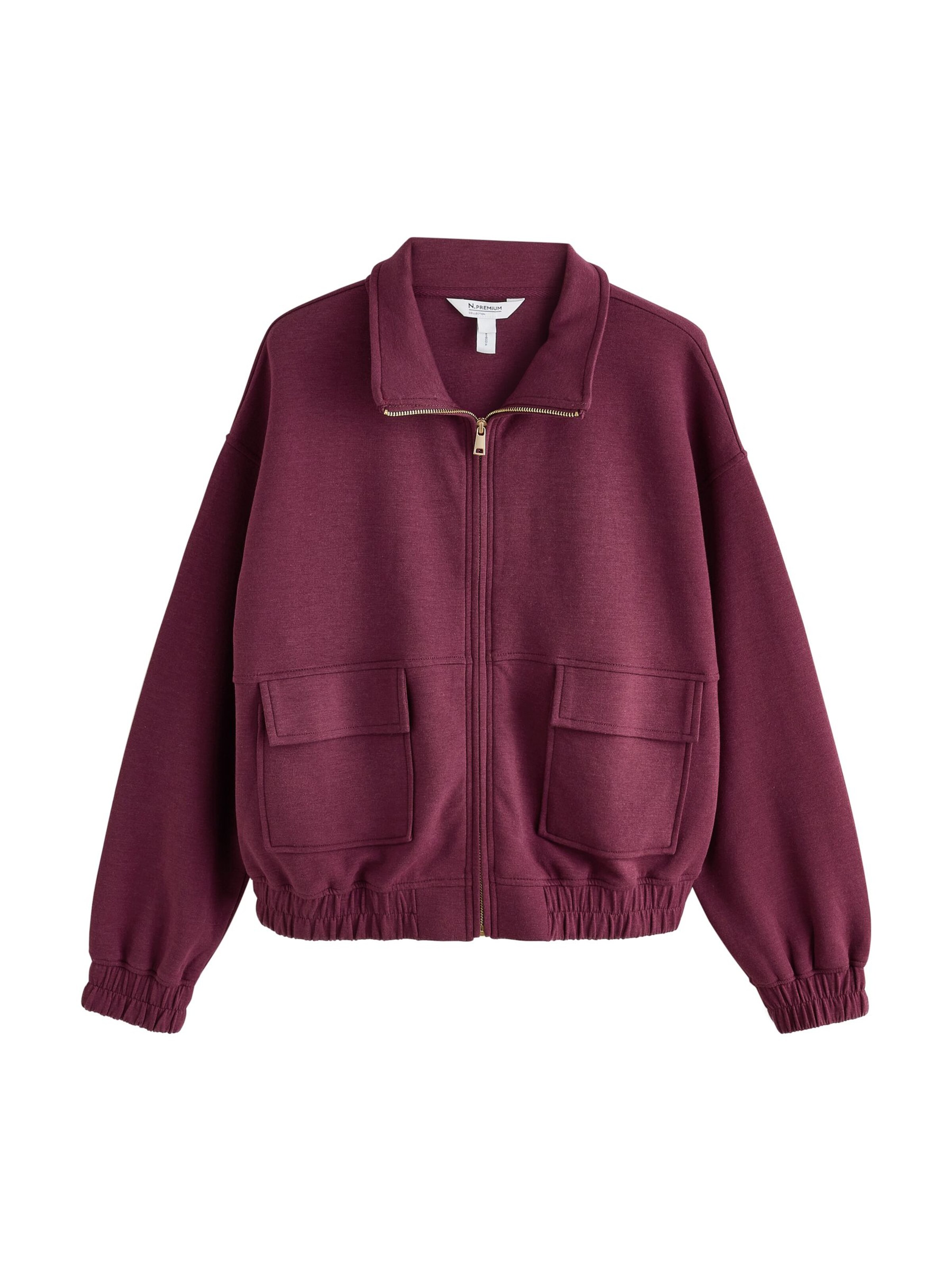 Giacca di felpa 'N.Premium' in XS Next di colore rosso vino, Visualizzazione prodotti