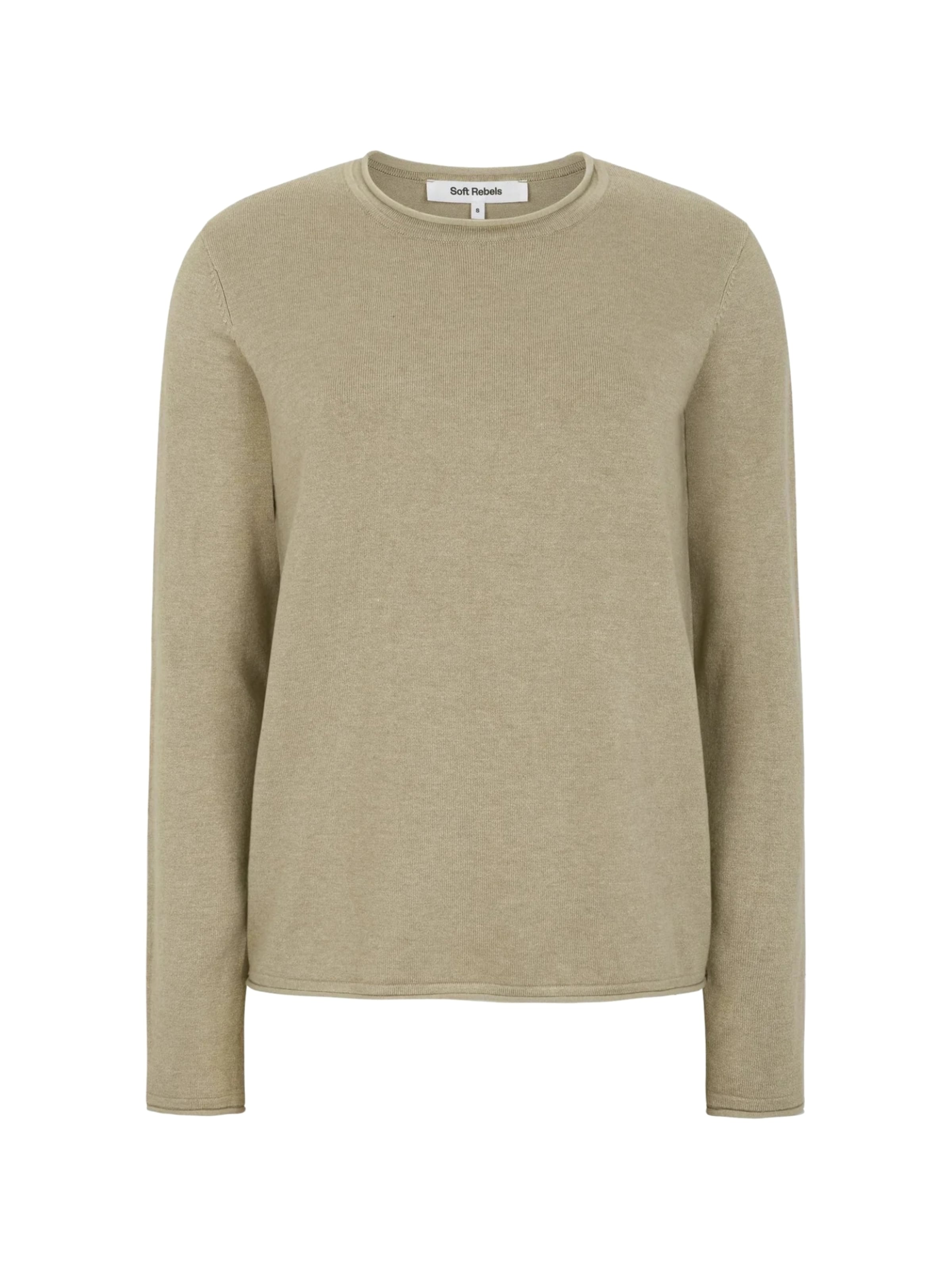 Pull-over 'Marla' Soft Rebels en beige : devant