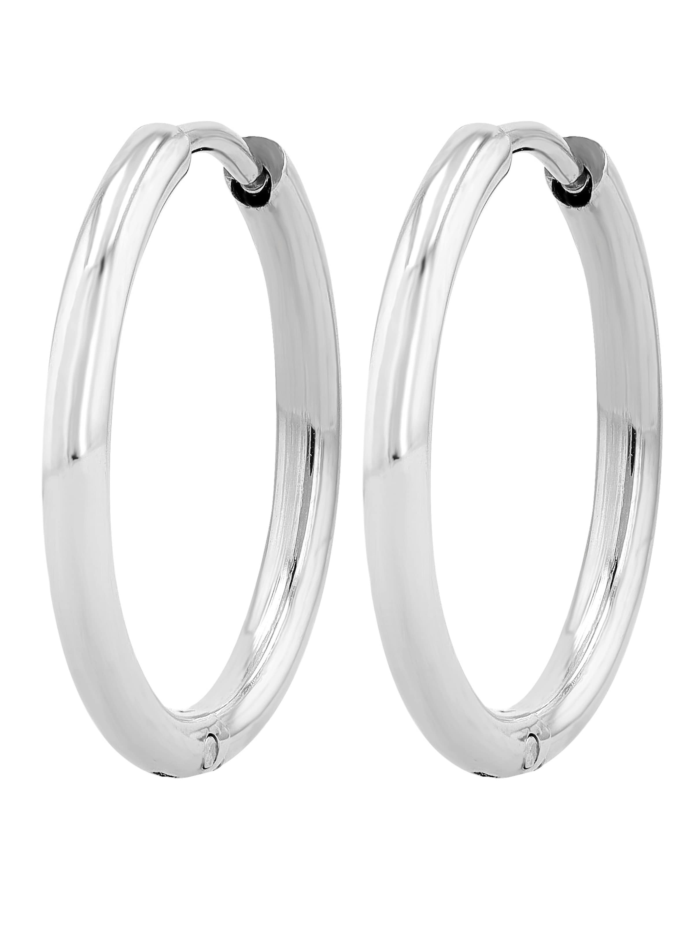 Akzent Earrings 'wasserfest' in Silver