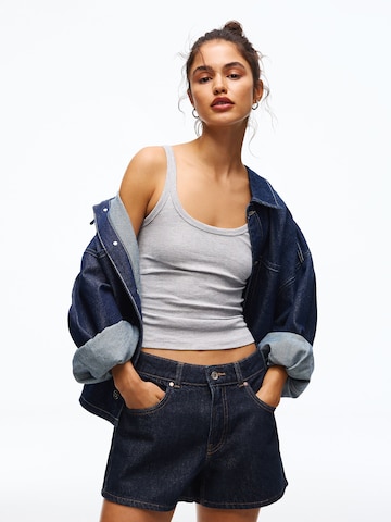 Regular Jean Bershka en bleu : devant
