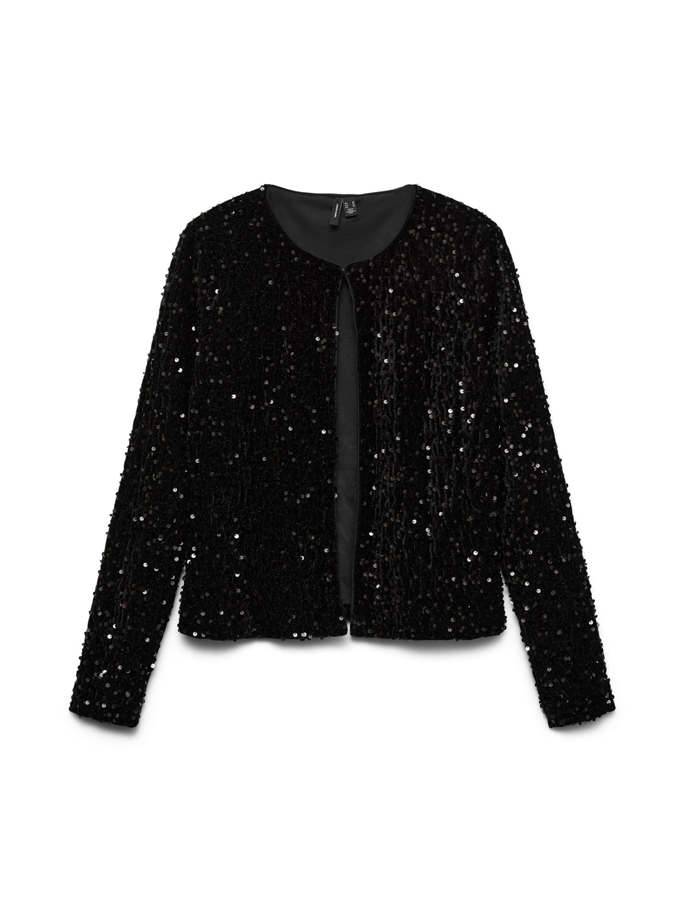 VERO MODA Knit cardigan 'VMBELLA' in Black: front