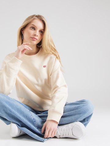 LEVI'S ® Sweatshirt 'Standard Crew' i beige