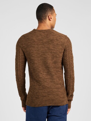 BLEND Sweater in Brown